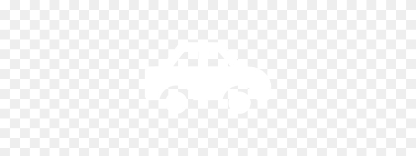 256x256 Значок Белый Автомобиль - Значок Автомобиль Png