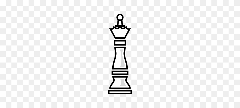 320x320 White Chess Queen Emojidex - Queen Chess Piece Clipart
