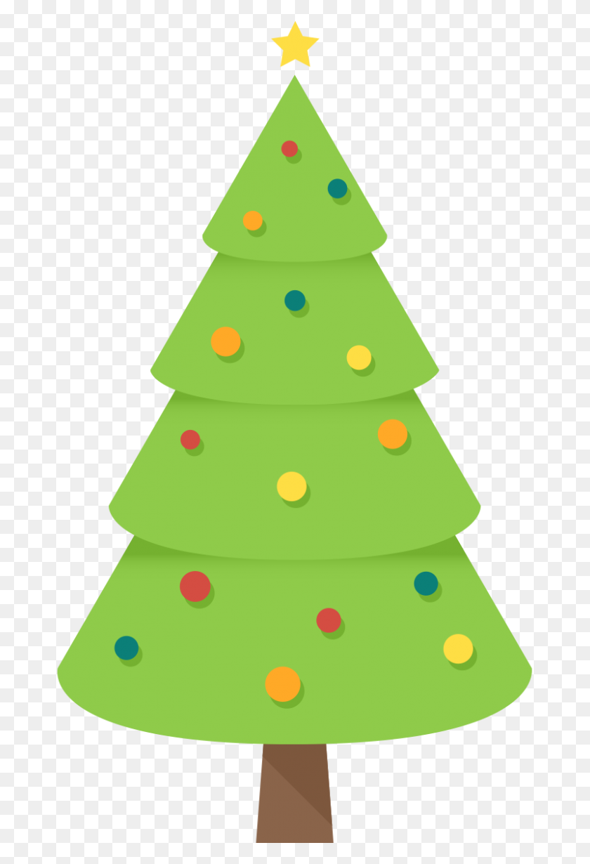 800x1200 White Christmas Tree Clipart - Christmas Party Clipart