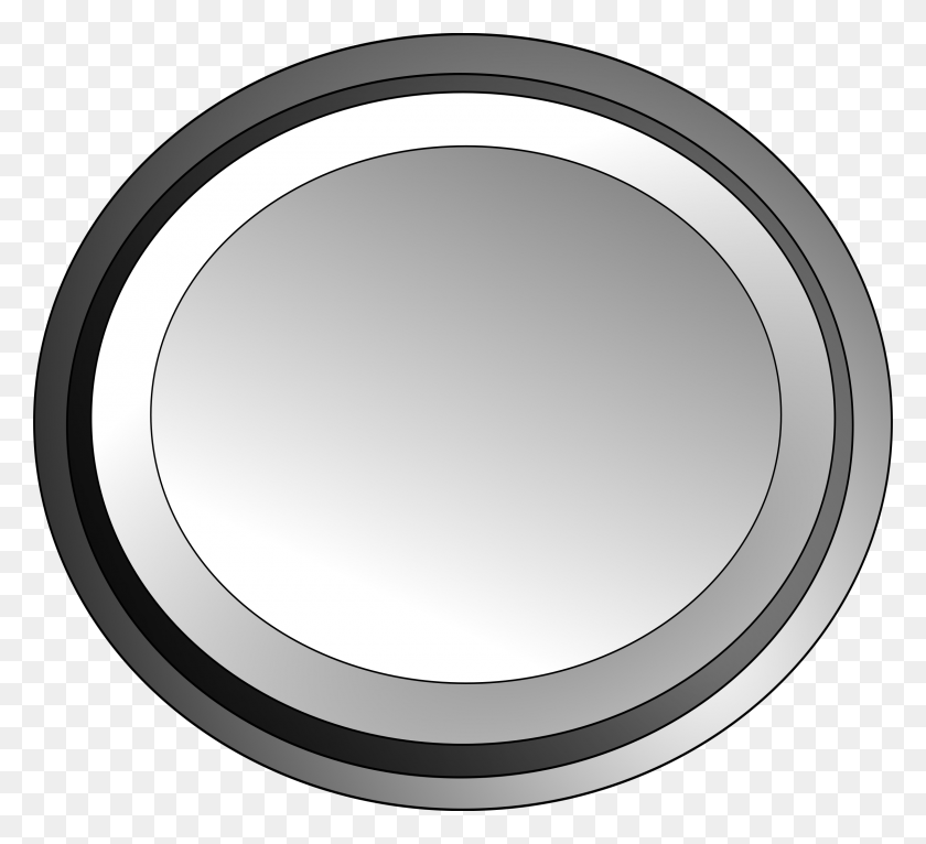 2400x2173 White Circle Button Icons Png - Silver Circle PNG
