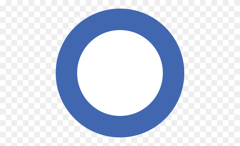 450x450 White Circle In Blue Background - White Background PNG
