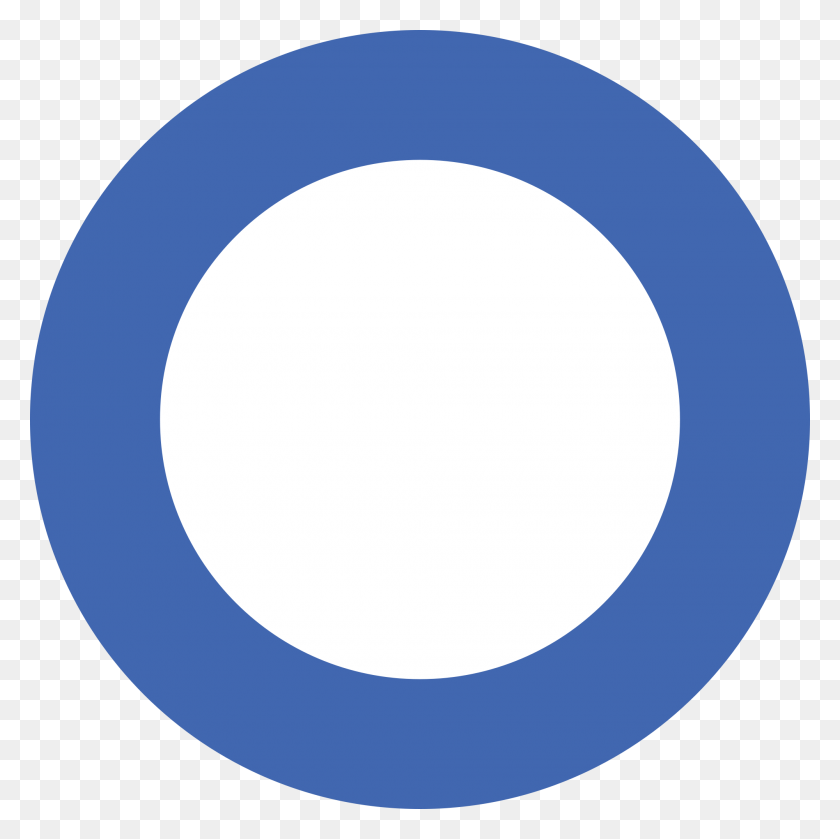 2000x2000 White Circle In Blue Background - Blue Background PNG