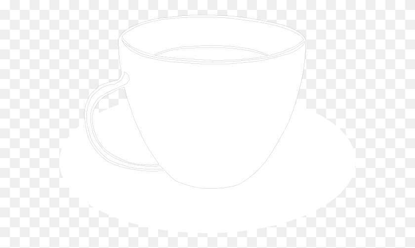 600x442 White Coffee Cup Clip Art - Cup Clipart Black And White