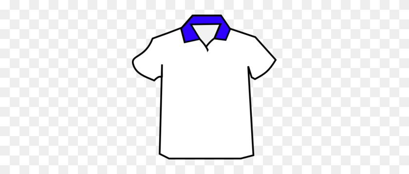 297x298 White Collared Shirt Clip Art At Clker Com Vector Clip - Collared Shirt Clipart