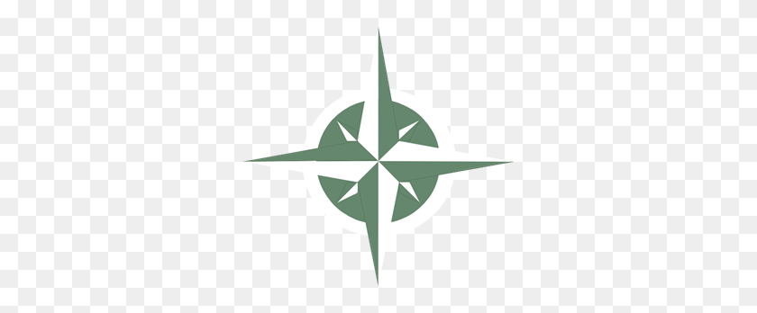 300x288 White Compass Rose Png, Clip Art For Web - Compass Clipart Free