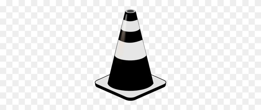 230x297 White Cone Cliparts - Construction Cone Clipart