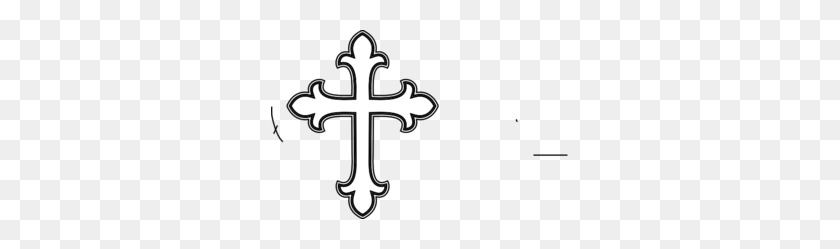 297x189 White Cross Clip Art - Small Cross Clipart