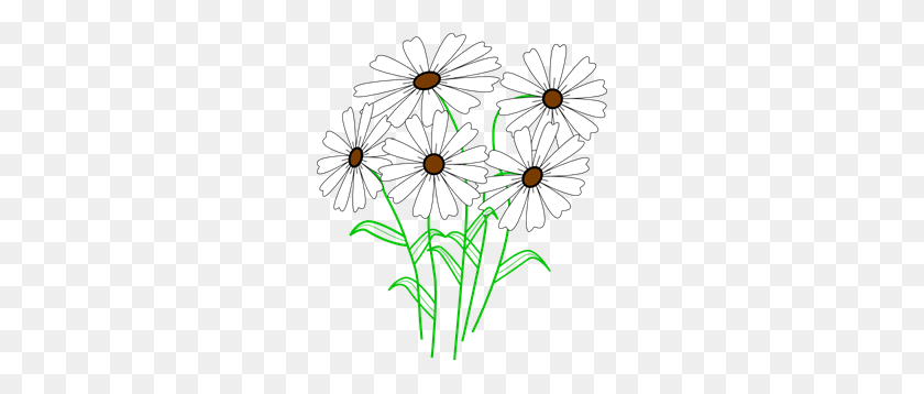 264x298 White Daisy Bunch Png Clip Arts For Web - White Daisy PNG