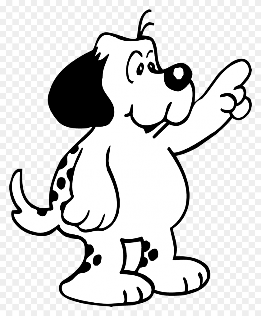 958x1177 White Dog Cartoon Free Download Clip Art - German Shepherd Clipart Black And White