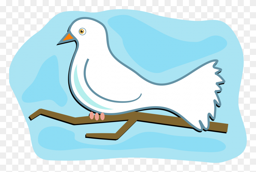 2380x1540 White Dove Clipart Cartoon - Dove Images Clip Art
