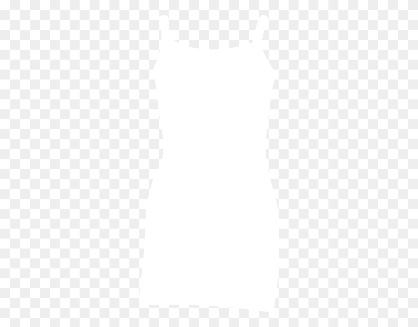 282x598 White Dress Clip Art - Abdomen Clipart