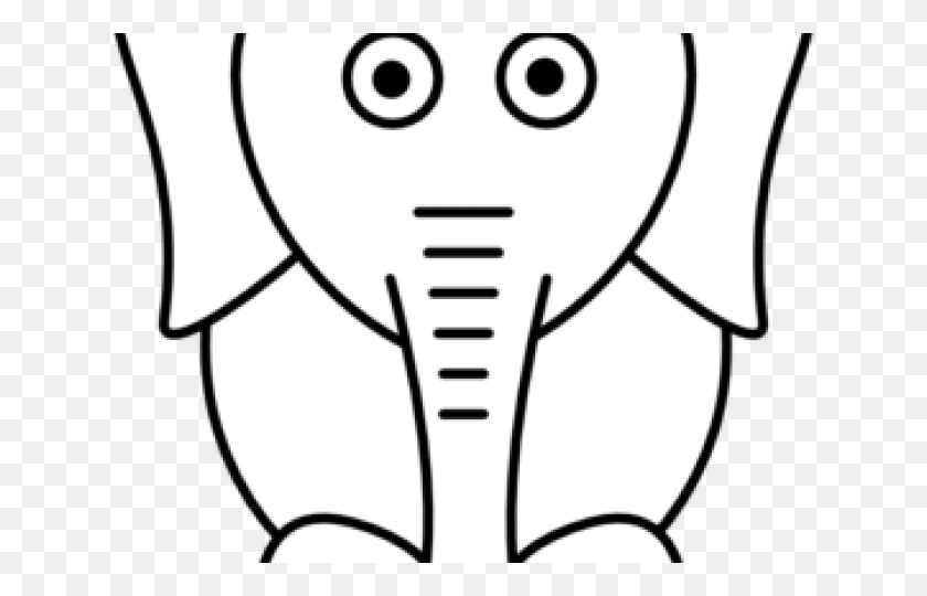 640x480 Белый Слон Клипарт - Картинки Белый Слон
