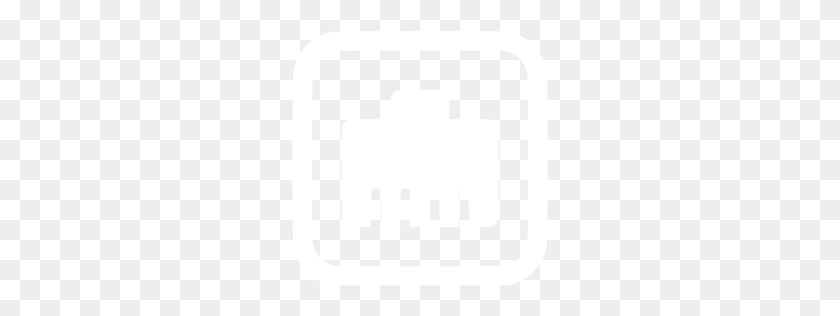 256x256 White Ethernet Off Icon - Off White Logo PNG