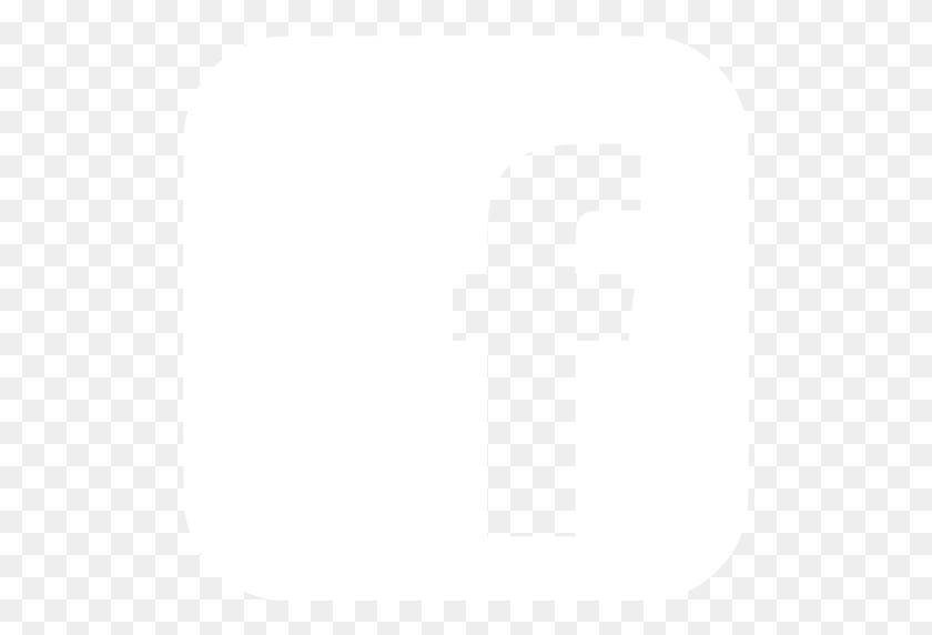 512x512 White Facebook Icon - Facebook Logo White PNG