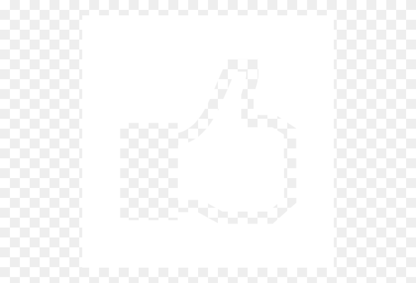 512x512 White Facebook Like Icon - Facebook PNG White