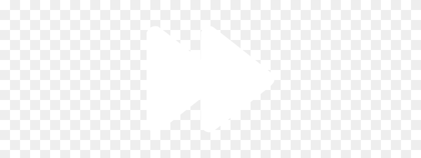 256x256 White Fast Forward Icon - Fast Forward PNG