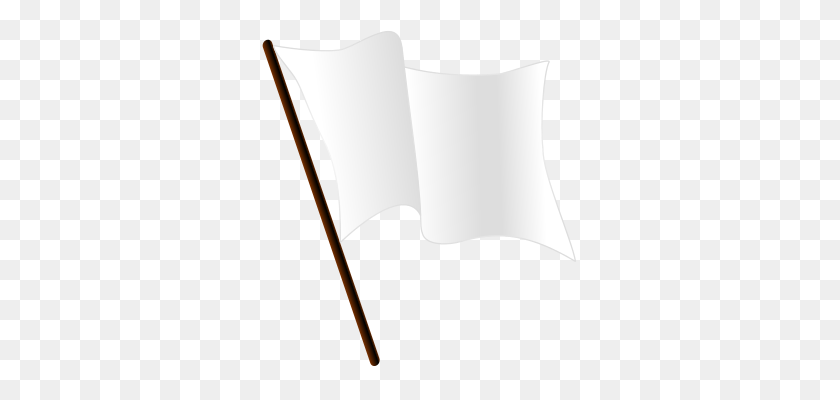 316x340 White Flag - White Flag PNG