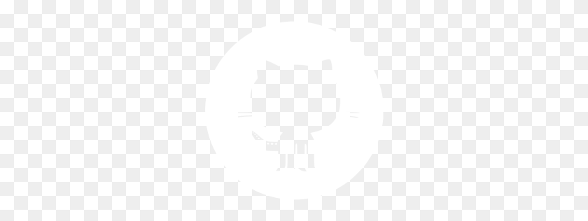 256x256 Icono De Github Blanco - Logotipo De Github Png