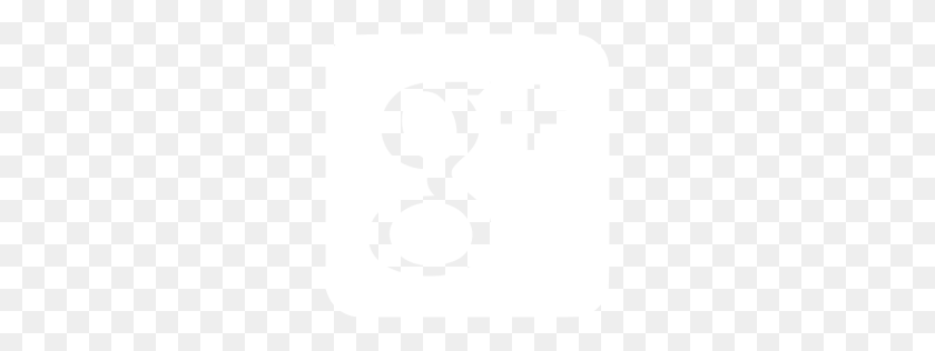 256x256 Белый Значок Google Плюс - Логотип Google Png Белый