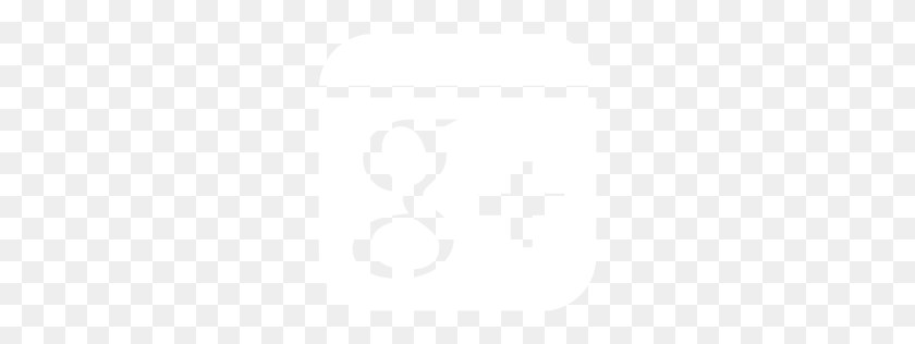 256x256 Blanco Icono De Google Plus - Logotipo De Google Png Blanco
