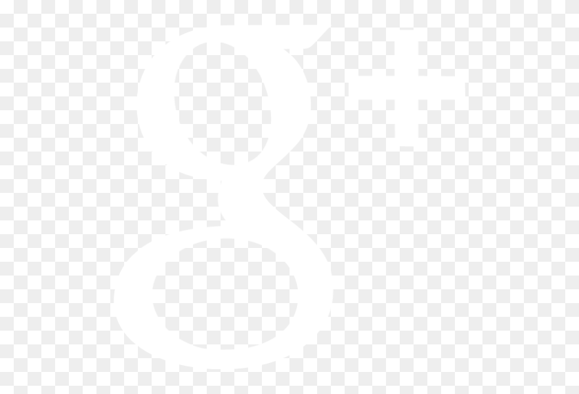512x512 Blanco Icono De Google Plus - Logotipo De Google Png Blanco