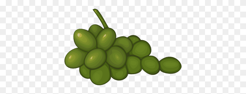 400x263 White Grapes Cliparts - Grapes Black And White Clipart