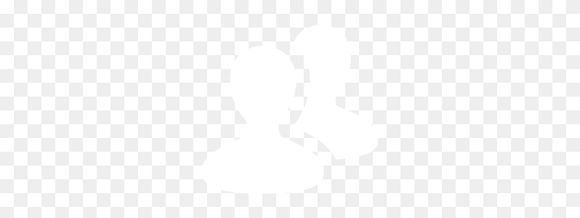 256x256 White Group Icon - Group Icon PNG