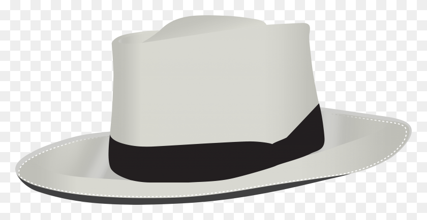 3506x1685 Белая Шляпа Клипарт Шляпы, Картинки И Шляпы Для Мужчин - Козырек Клипарт