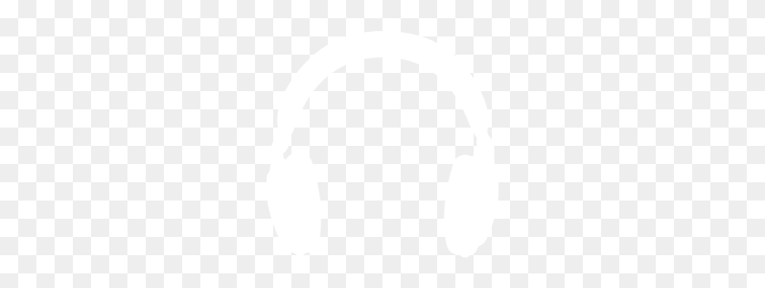 256x256 White Headphones Icon - Headphones Clipart Transparent