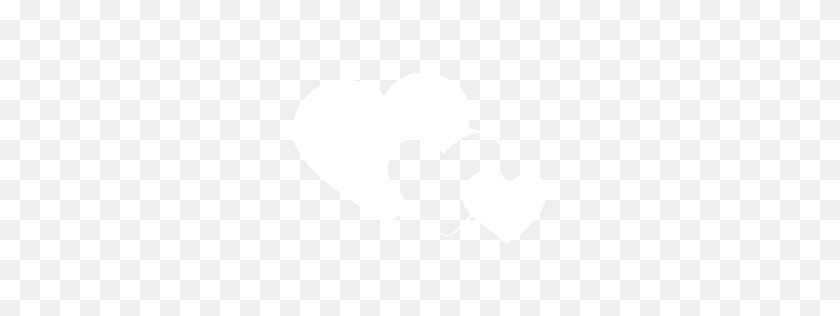 256x256 Значок Белое Сердце - Белое Сердце Png