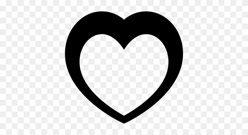 400x400 Белое Сердце Внутри Черного Сердца Бесплатные Векторы, Логотипы, Иконки - Белое Сердце Png