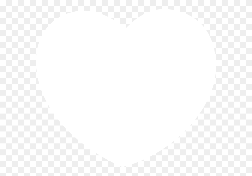 600x529 White Heart Png Clip Arts For Web - White Heart Clipart