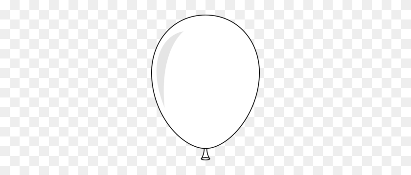222x299 White Helium Balloon Clip Art - Birthday Balloons Clipart