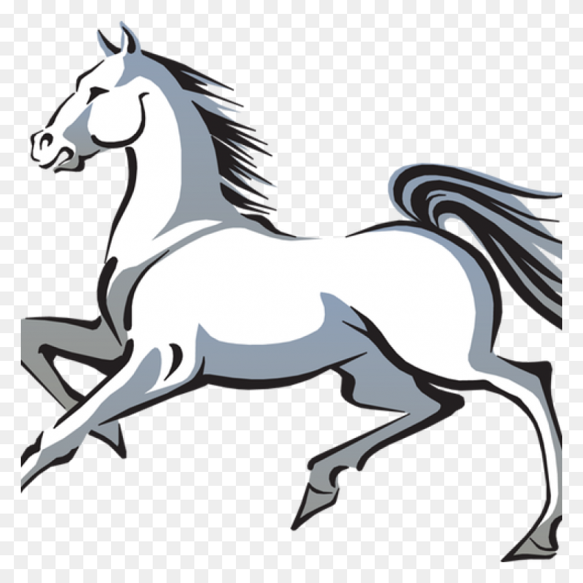 1024x1024 Белая Лошадь Клипарт Скачать Бесплатно - Голова Мустанга Клипарт