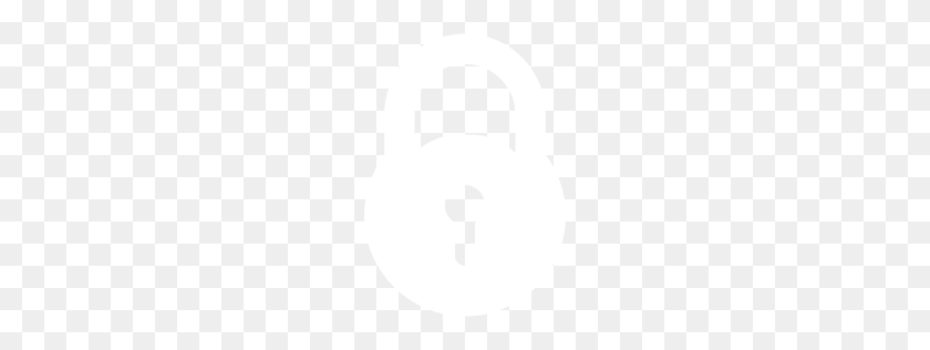 256x256 White Lock Icon - Lock Icon PNG