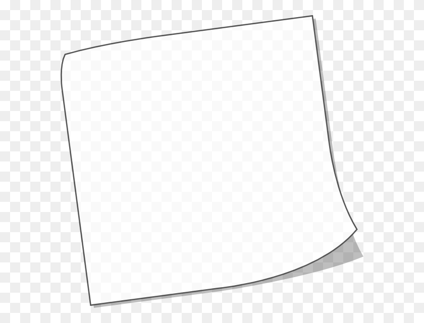 600x580 White Note Paper Png, Clipart - Stack Of Papers PNG