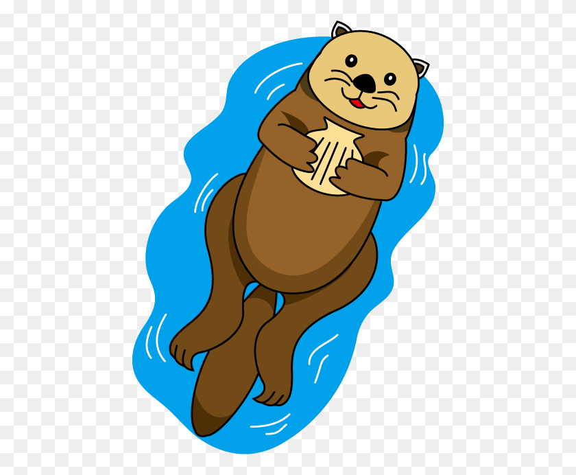 454x632 White Otter Cliparts - Mongoose Clipart