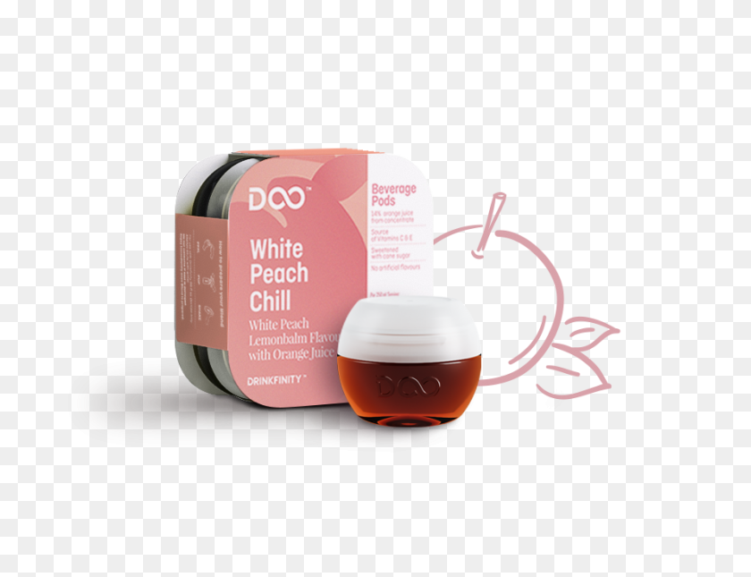 890x668 White Peach Chill Drinkfinity - Chill PNG