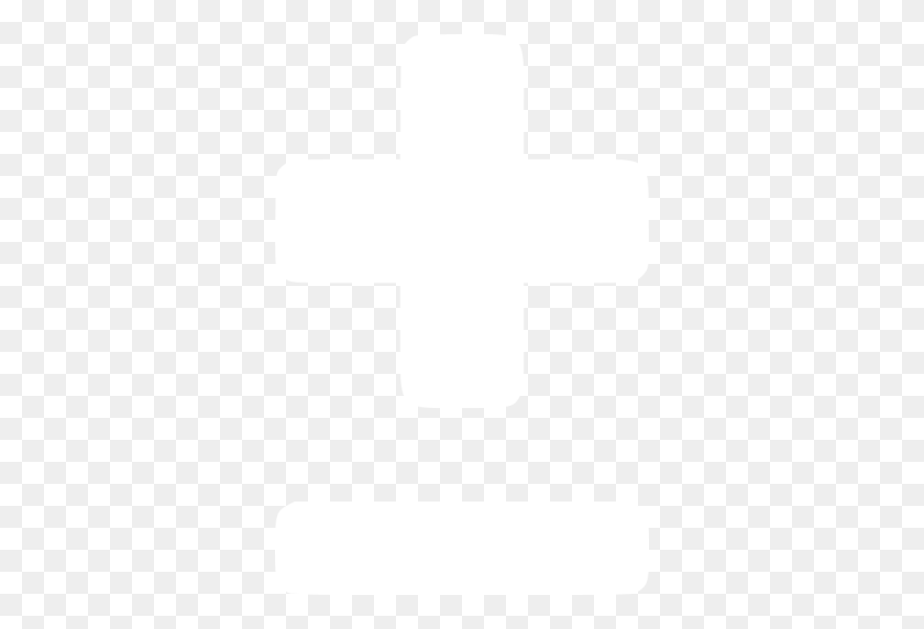 512x512 Белый Значок Плюс Минус - Знак Минус Png