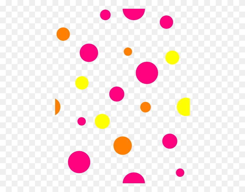 462x599 White Polka Dots Clip Art - Polka Dots PNG