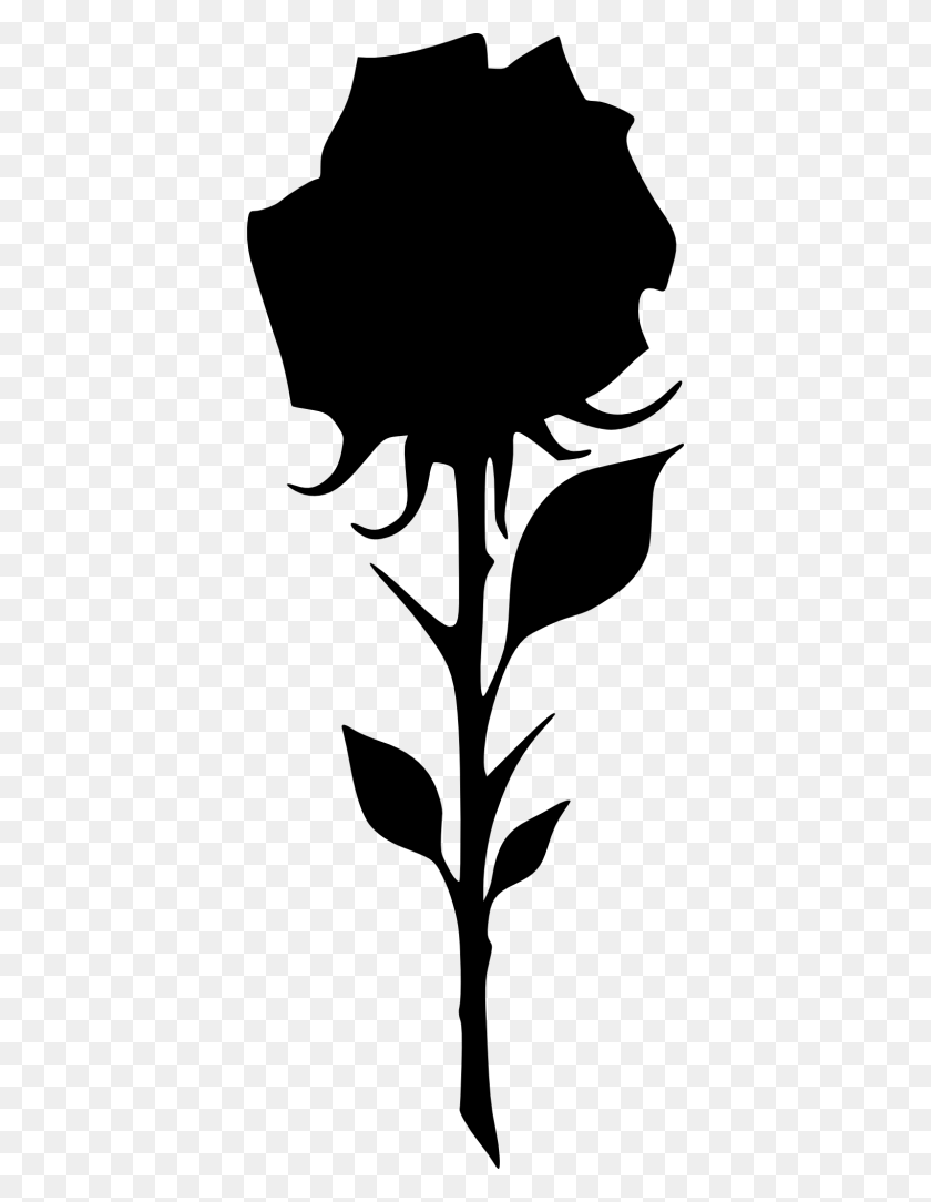 394x1024 White Rose Clipart Png Format - Rose Clipart Transparent Background