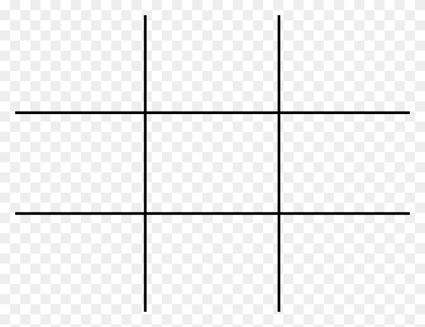1024x768 White Rule Of Thirds Grid Png - Rule Of Thirds Grid PNG