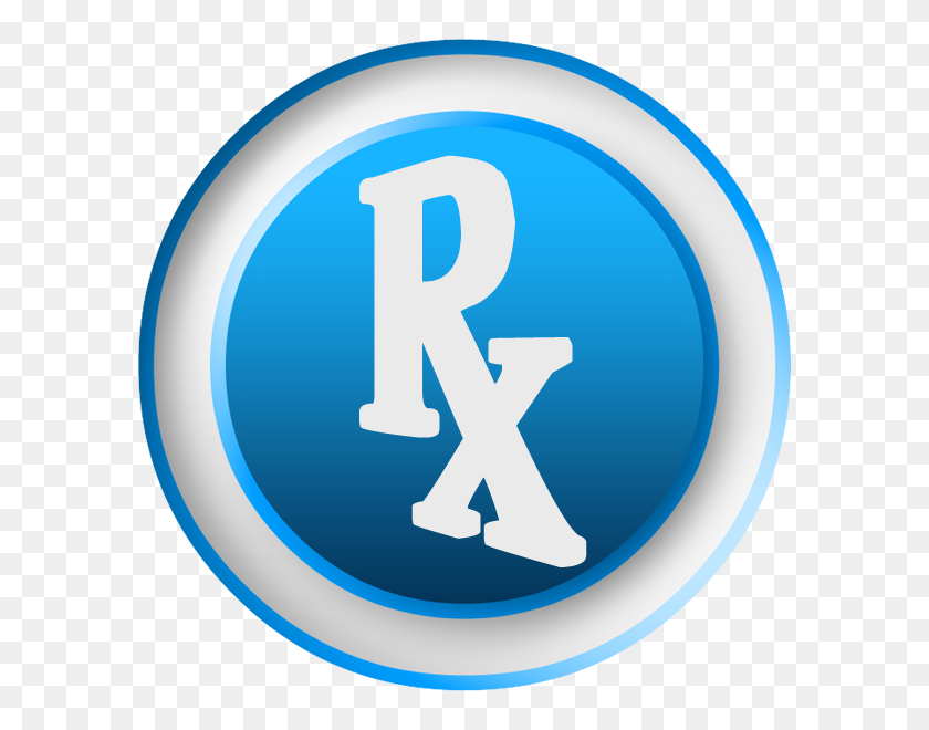 600x600 White Rx Pharmacist Symbol Clipart Image - Go Sign Clip Art