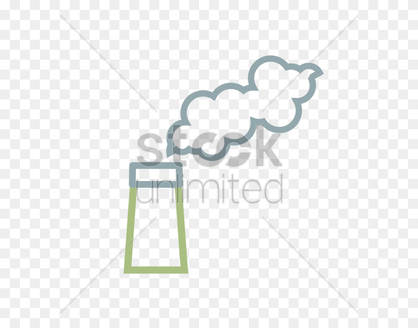 600x600 White Smoke Clouds From Chimney Vector Image - Smoke Cloud PNG