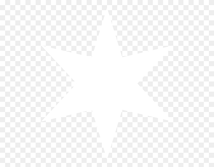 516x596 Estrella Blanca Clipart - Star Vector Png