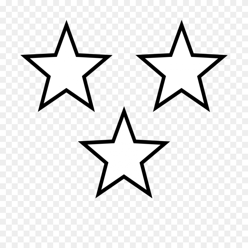 1000x1000 White Stars - White Star PNG