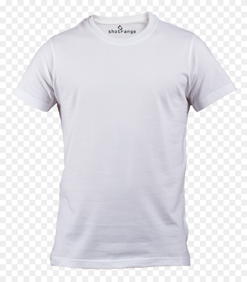 887x1024 White T Shirt Shortrange - White T Shirt PNG
