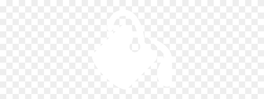 256x256 White Text Bg Color Icon - White Paint PNG