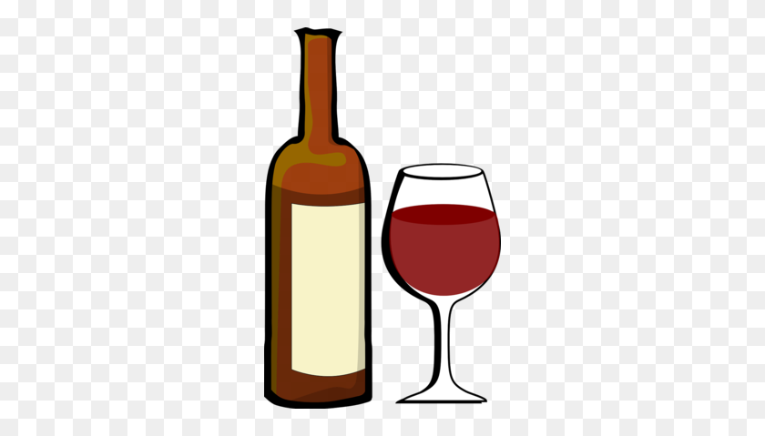 260x419 White Wine Clipart - Wine Glass Cheers Clipart