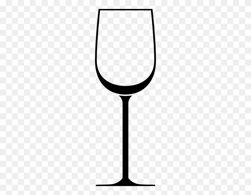 204x594 White Wine Glass Clip Art - White Wine Clipart